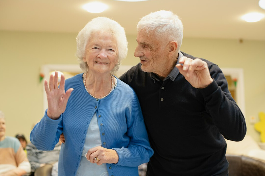 senior woman smiling
